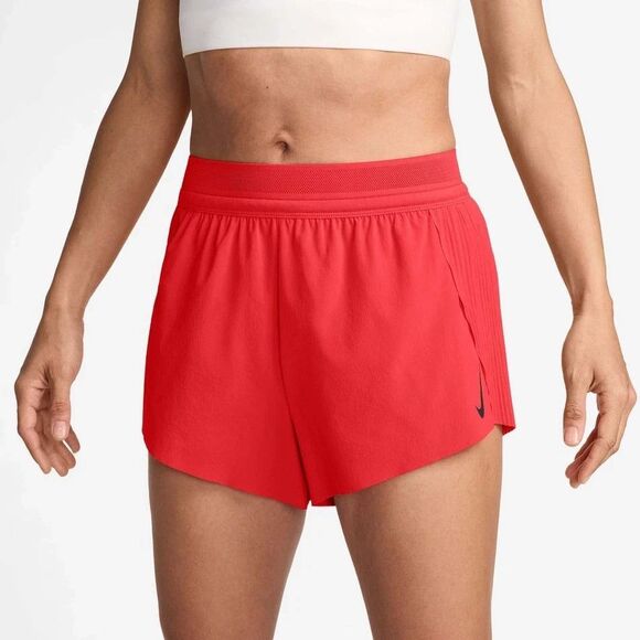 Nike AeroSwift Dri-FIT ADV 3" Running racing Shorts Red FN2328-696 Women's Large - Picture 7 of 10
